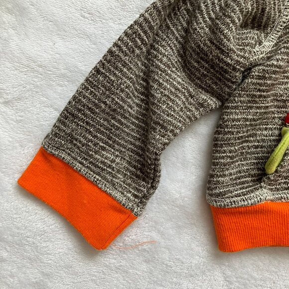 Baby Essentials 12M Turkey Holiday Hoodie | GUC Fall Thanksgiving - Picture 8 of 15